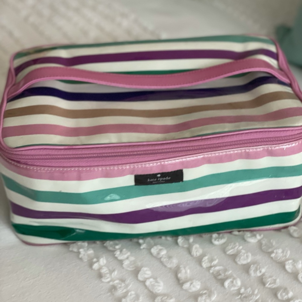 Kate Spade Travel Cosmetic Set Vanity Kit / Train C… Gem